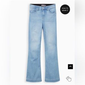 Torrid Bombshell Flare Premium Stretch High-Rise Jean- 18 Short